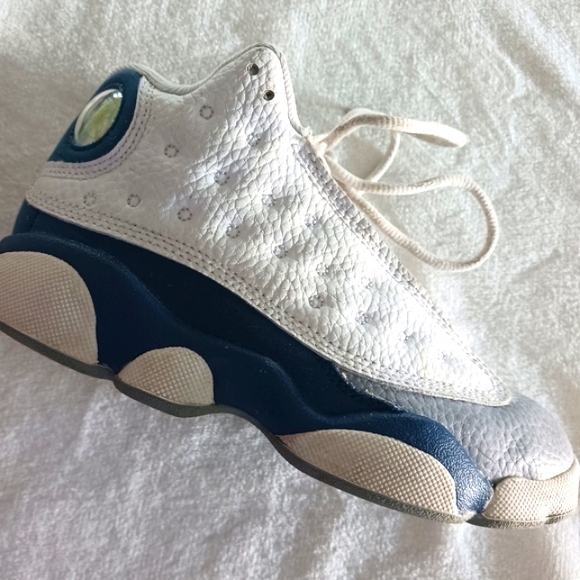 Nike Air Jordan 13 Retro French Blue Sneakers, Child Size 13C - Picture 13 of 14